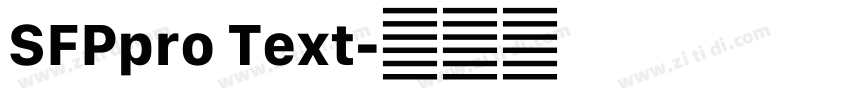 SFPpro Text字体转换